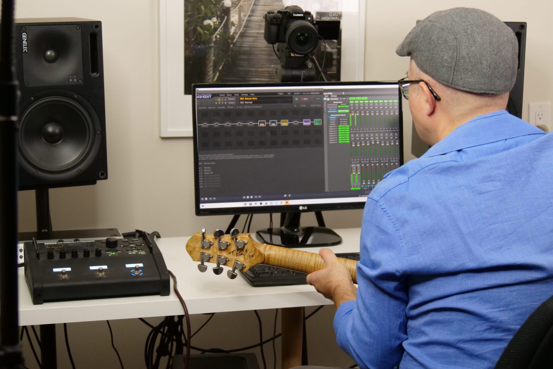 sean meredith-jones with guitar